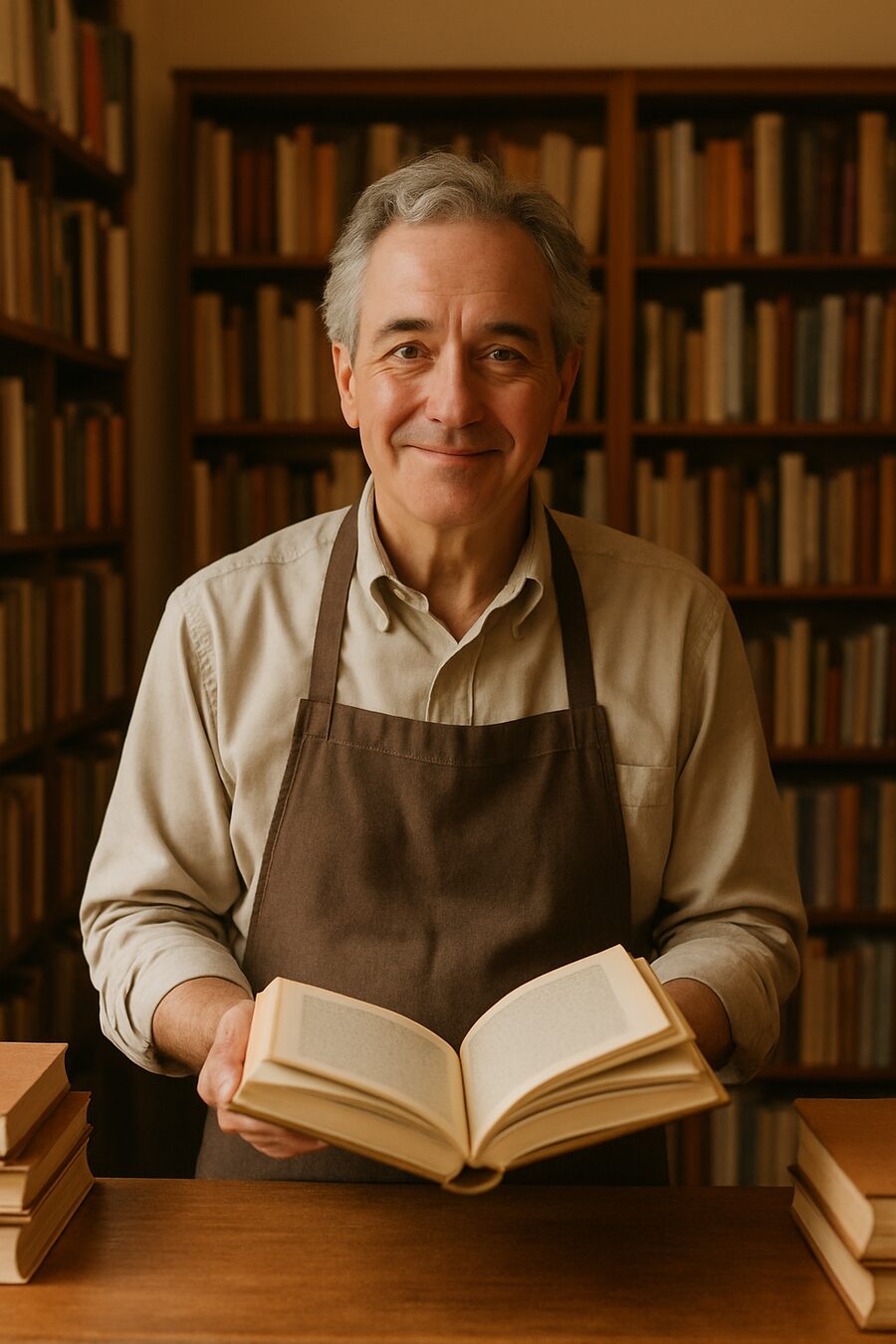 Le libraire de Narbonne Pages au comptoir