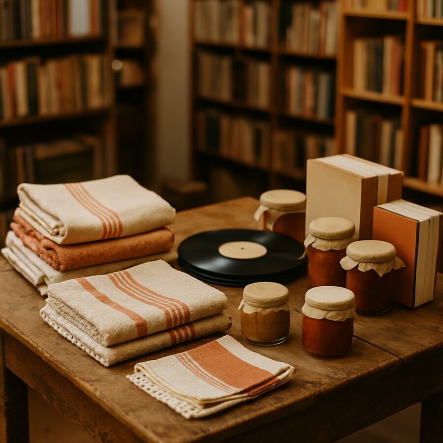Créations locales : textile, musique, produits du coin